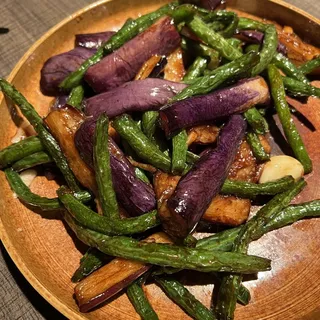 Sauteed String Bean w. Eggplant