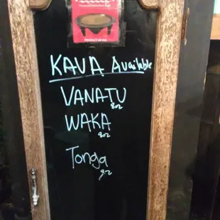 Kava available