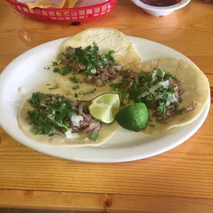 Carnitas tacos Mexicanos