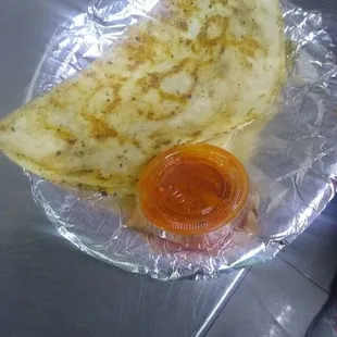 Quesadilla con  Pastor o Asada
