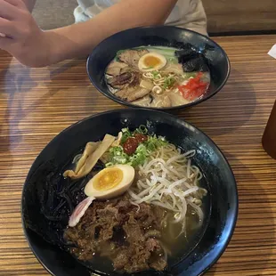 Tonkotsu and Shio Ramen