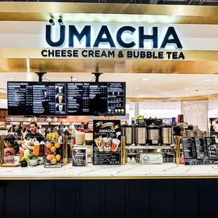 the inside of a coffee shop