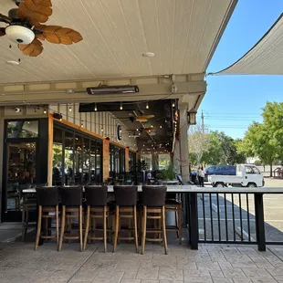 the outside of the restaurant