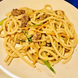 Yaki udon beef
