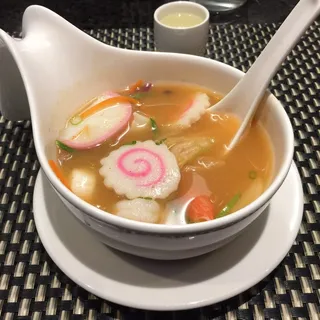 Spicy Kimchi Seafood Soup