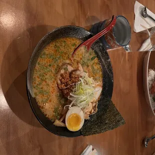 Spicy Roasted Garlic Pork Ramen