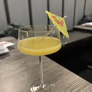 Orange crush martini-  where's the rest of the drink this is how it was given to us