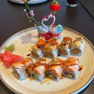 8 Piece Out of Control Roll 8 Piece Under Control Roll