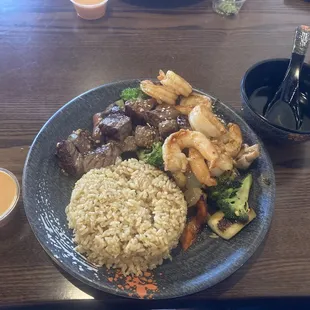Hibachi Steak and Shrimp