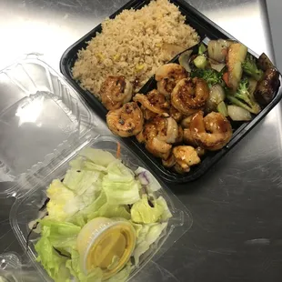 Hibachi Chicken &amp; Shrimp