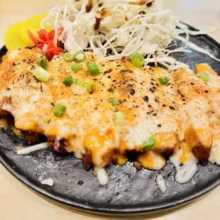 Cheesy tonkatsu