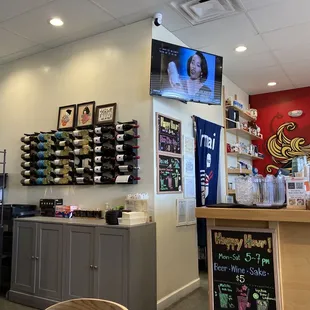 The interior restaurant