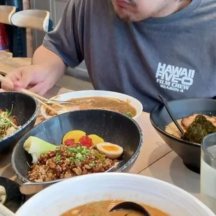 Miso Ramen and My flavor chasing son:-P