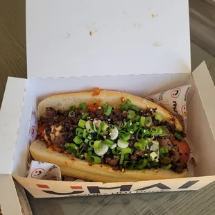 Bulgogi hot dog (highly recommend this one!)