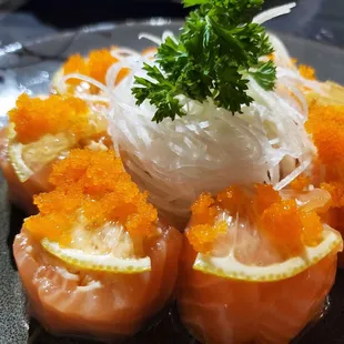 sashimi, sushi, sushi and sashimi, food