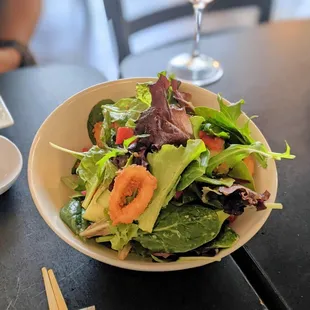 Crispy Calamari Salad