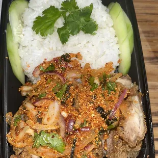 Spicy crispy chicken