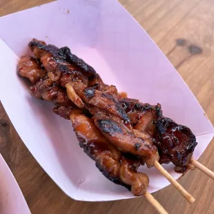 Chicken skewers