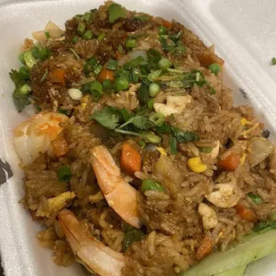 Shrimp fried rice