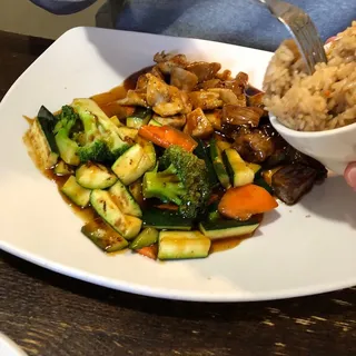 Steak and Chicken Hibachi