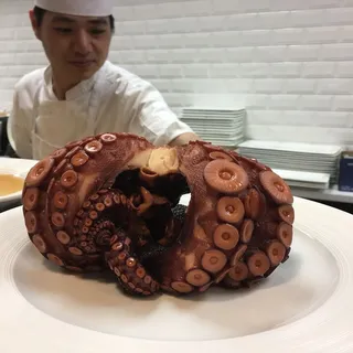 Slow Poach Octopus Appetizer