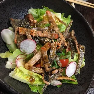 Salmon Skin Salad