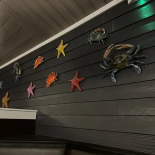 Interesting decor, leftover from the previous place