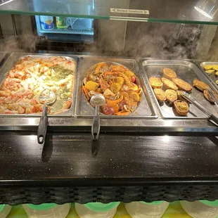 Impressive seafood selection at lunchtime