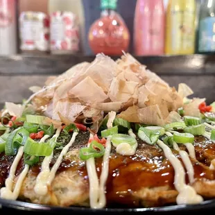 Okonomiyaki: Japanese style savory pancake...(Tuesdays only)