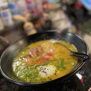 Curry tonk ramen.