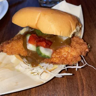 Chicken Katsu Curry Sandwich