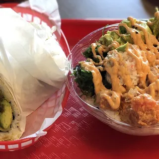 Snow Mountain Sushi Burrito