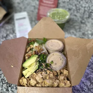 Organic Tofu Greens Bowl