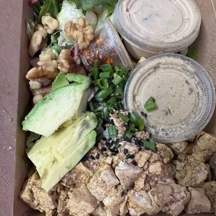 Organic Tofu Greens Bowl