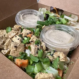 Organic Tofu Greens Bowl