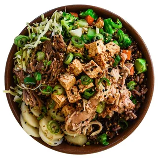 Protein Lover Rice & Cabbage Bowl