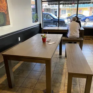 Two table dining area