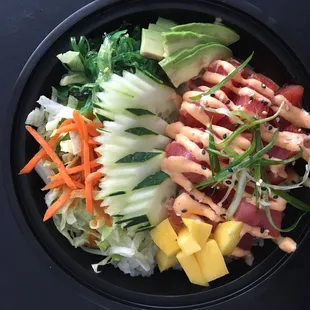 Tuna Poke Bowl - supremely delicious!!