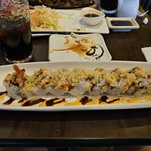 Rock shrimp roll