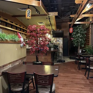 In the restaurant