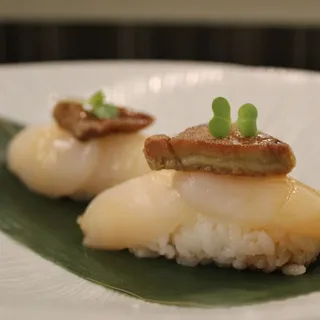 Hokkaido Scallop Foie Gras Nigiri