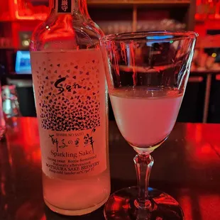 Sparkling Nigori Sake