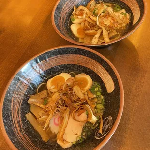  two bowls of ramen