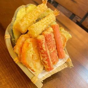  a basket of food