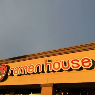 the front of the building