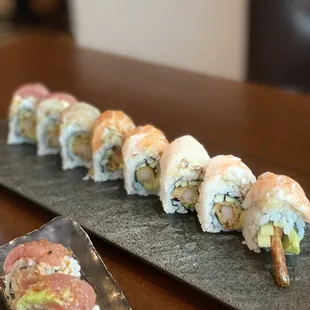 sushi and sashimi, food, sushi, sashimi