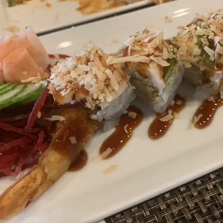 Coconut shrimp roll