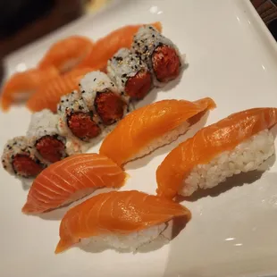 sashimi, sushi and sashimi, food, sushi