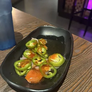 Yellowtail Ponzu (messy display but really good)