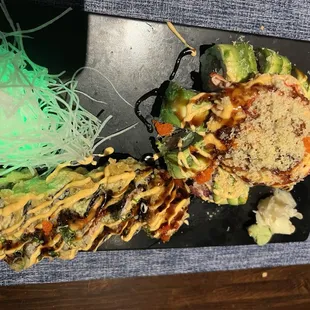 Volcano Roll &amp; Angry Lobster Roll